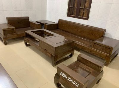 Sofa gỗ Sồi Nga SG-03