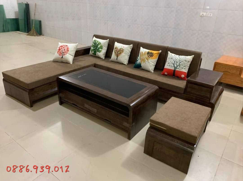 Sofa gỗ Sồi Nga SG-01