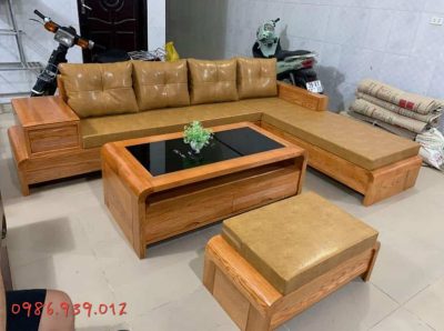 Sofa gỗ Sồi Nga SG-06