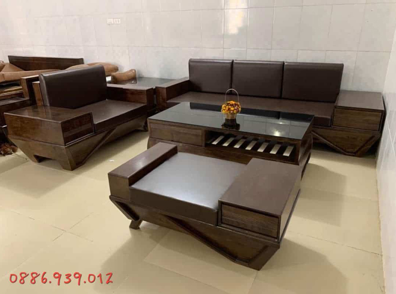 Sofa gỗ Sồi Nga SG-10